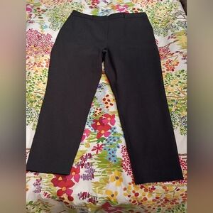 The Fold London Black Pants Size 16 Wool Blend